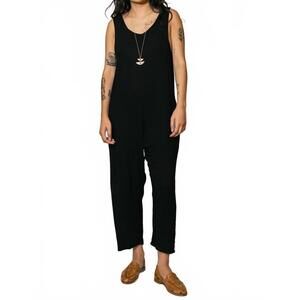 NEW ALTAR houseline sleeveless jumpsuit in black